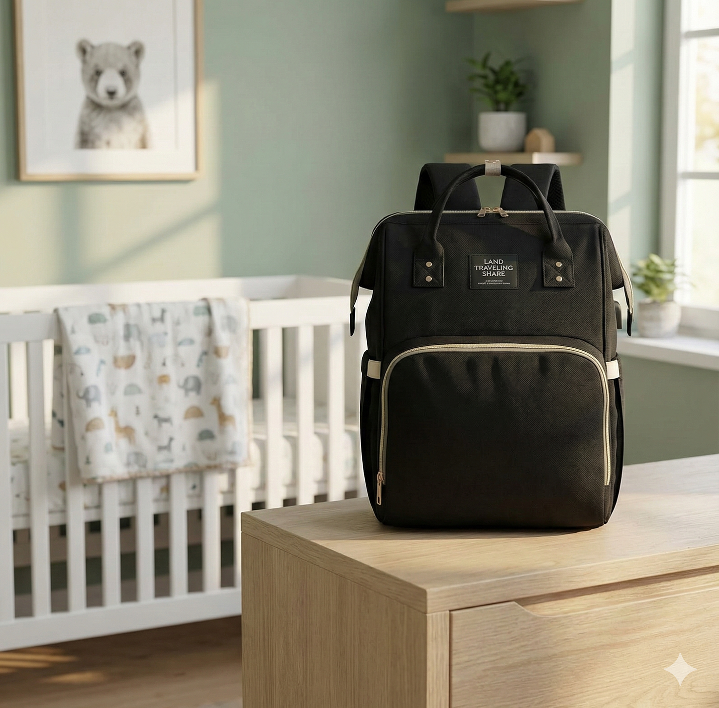 Innotrove™ Expandable Diaper Backpack