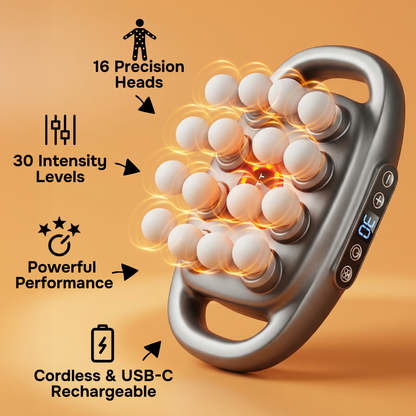 Innotrove™ 16-Head Massage Gun - End Of Day Reset