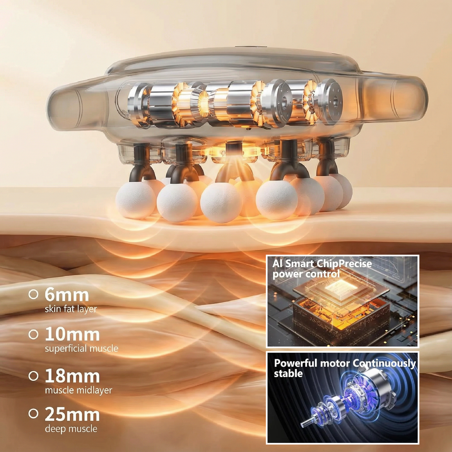 Innotrove™ 16-Head Massage Gun - End Of Day Reset